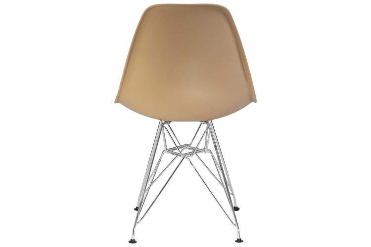 Стул обеденный DOBRIN DSR, ножки хром, цвет бежевый (GR-03)-4