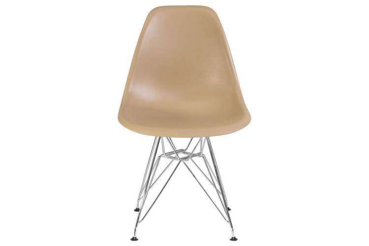 Стул обеденный DOBRIN DSR, ножки хром, цвет бежевый (GR-03)-5