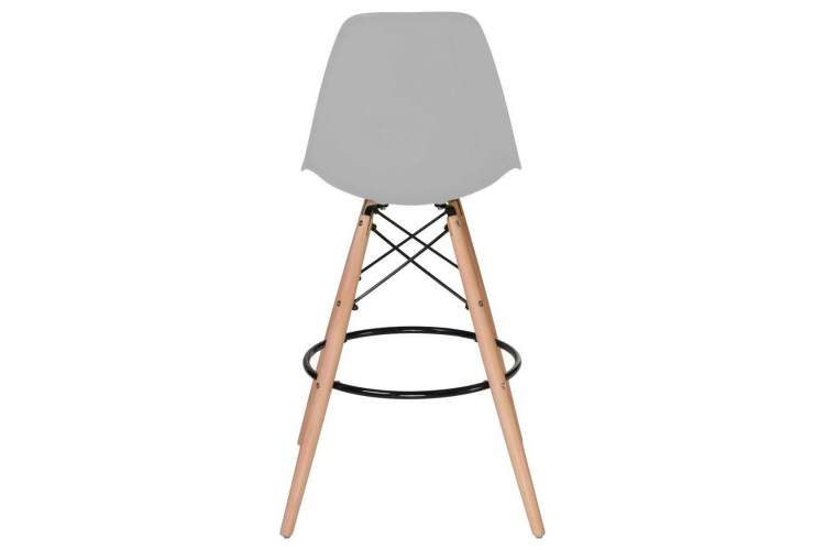 Стул барный DOBRIN DSW BAR, ножки светлый бук, цвет сиденья светло-серый (GR-01)-4