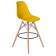 Набор 2 шт Стул барный DOBRIN DSW BAR, ножки светлый бук, цвет сиденья жёлтый (Y-01)