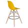 Набор 2 шт Стул барный DOBRIN DSW BAR, ножки светлый бук, цвет сиденья жёлтый (Y-01)