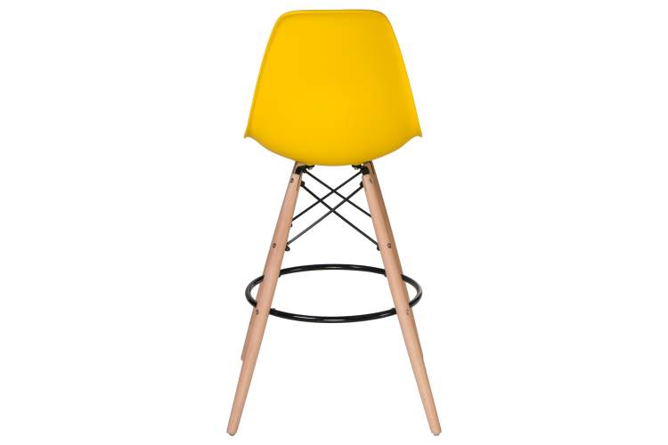 Набор 2 шт Стул барный DOBRIN DSW BAR, ножки светлый бук, цвет сиденья жёлтый (Y-01)-5