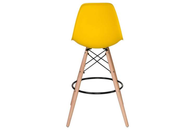 Стул барный DOBRIN DSW BAR, ножки светлый бук, цвет сиденья жёлтый (Y-01)-4