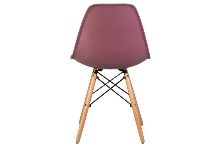 Набор 4 шт Стул обеденный DOBRIN DSW, ножки светлый бук, цвет пыльная роза (NX-P-11)-5