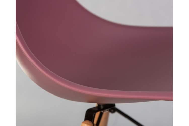Набор 4 шт Стул обеденный DOBRIN DSW, ножки светлый бук, цвет пыльная роза (NX-P-11)-9