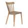 Набор 4 шт Стул обеденный DOBRIN THEO, ножки светлый бук, цвет бежевый (GR-03)