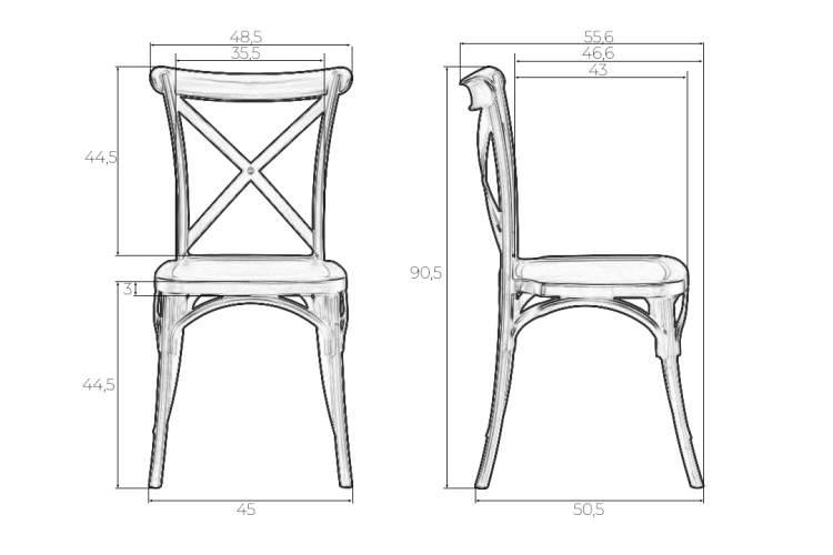 Стул обеденный DOBRIN ZILAN, цвет чёрный (B-03)-9