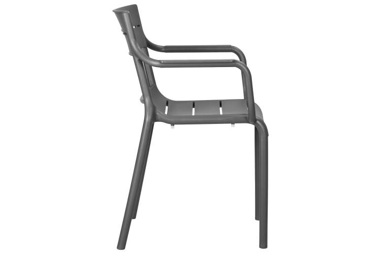 Стул обеденный DOBRIN TIM ARM, темно-серый (GR-04)-2