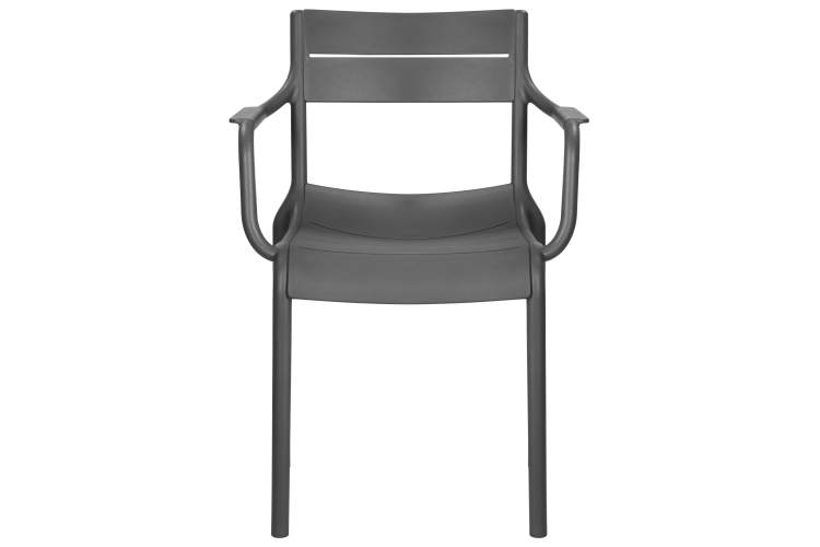 Стул обеденный DOBRIN TIM ARM, темно-серый (GR-04)-5