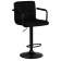 Стул барный DOBRIN KRUGER ARM BLACK, черный вельвет (LAR-E2041-52)