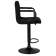 Стул барный DOBRIN KRUGER ARM BLACK, черный вельвет (LAR-E2041-52)