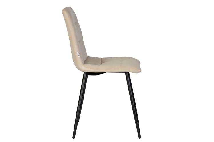 Набор 4 шт Стул обеденный DOBRIN CHILLY, Бежевый Holland 07, основание черное-4