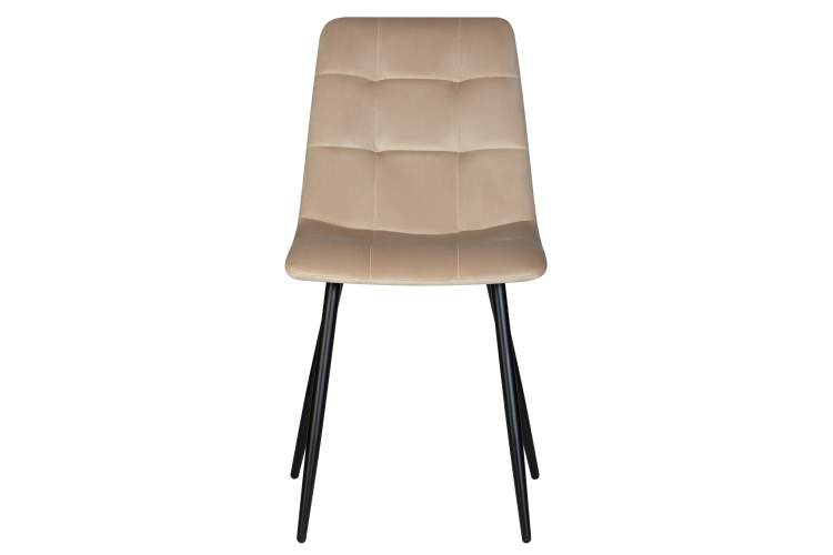 Набор 4 шт Стул обеденный DOBRIN CHILLY, Бежевый Holland 07, основание черное-7