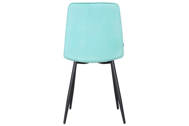 Набор 4 шт Стул обеденный DOBRIN CHILLY, Мятный Holland 50, основание черное-5