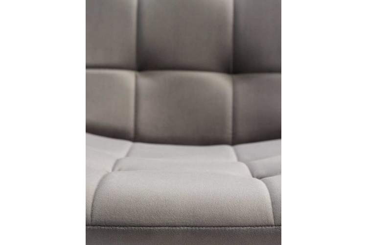 Стул обеденный DOBRIN CHILLY, Темно-серый Holland 18, основание белое-8