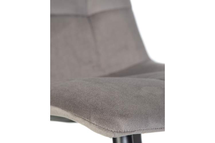 Набор 4 шт Стул обеденный DOBRIN CHILLY, Темно-серый Holland 18, основание черное-8