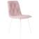 Набор 4 шт Стул обеденный DOBRIN CHILLY ROMBO, Розовый Simple 03, основание белый