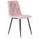 Набор 4 шт Стул обеденный DOBRIN CHILLY ROMBO, Розовый Simple 03, основание черное