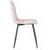 Набор 4 шт Стул обеденный DOBRIN CHILLY ROMBO, Розовый Simple 03, основание черное
