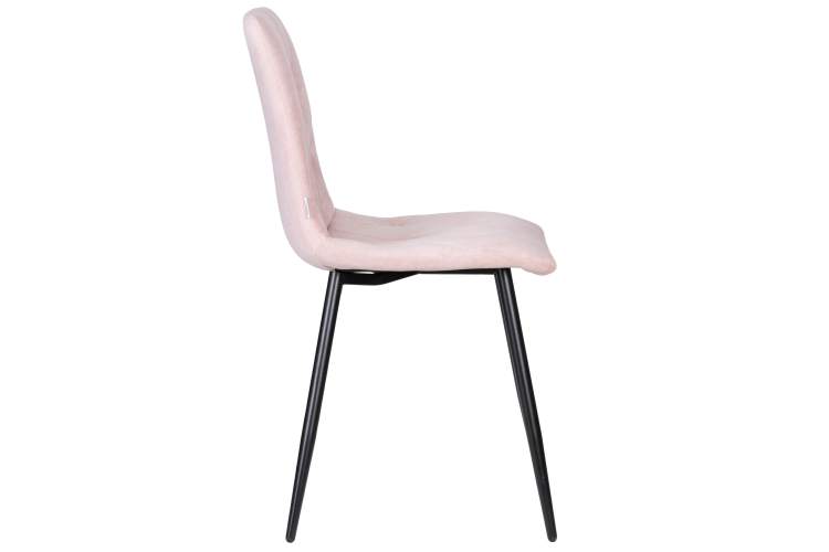 Набор 4 шт Стул обеденный DOBRIN CHILLY ROMBO, Розовый Simple 03, основание черное-3