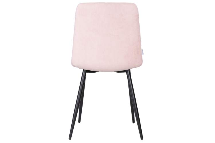 Набор 4 шт Стул обеденный DOBRIN CHILLY ROMBO, Розовый Simple 03, основание черное-5