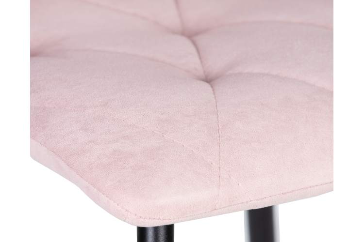 Набор 4 шт Стул обеденный DOBRIN CHILLY ROMBO, Розовый Simple 03, основание черное-7