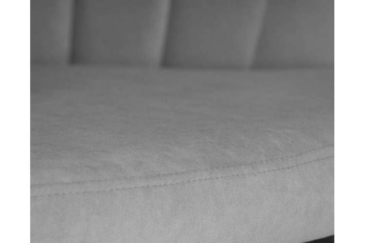 Стул обеденный DOBRIN NAOMI, ЭМАЛЬ ЧЕРНЫЙ МУАР велюр Catania Stone-6