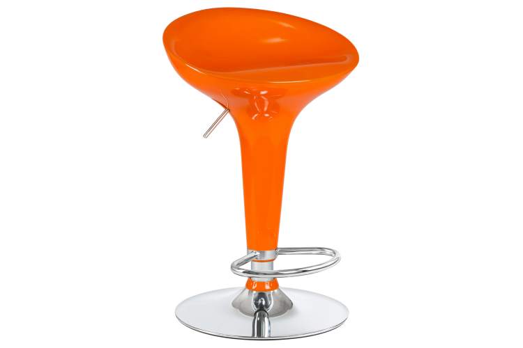 Набор 2 шт Стул барный DOBRIN BOMBA, оранжевый-1