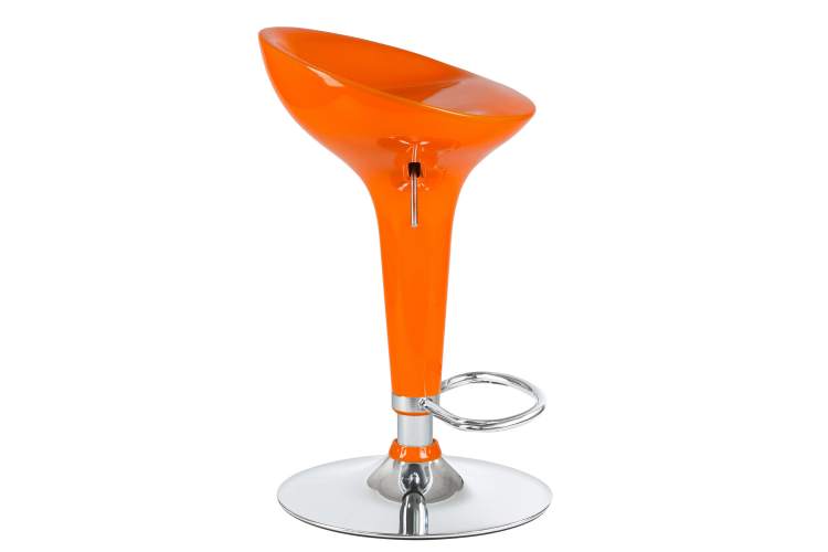 Набор 2 шт Стул барный DOBRIN BOMBA, оранжевый-3