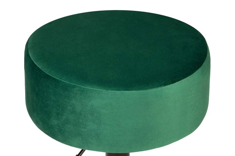 Пуф DOBRIN DANNY BLACK, зеленый велюр (MJ9-88)-1