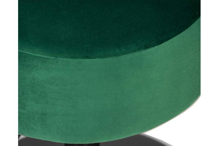 Пуф DOBRIN DANNY BLACK, зеленый велюр (MJ9-88)-2