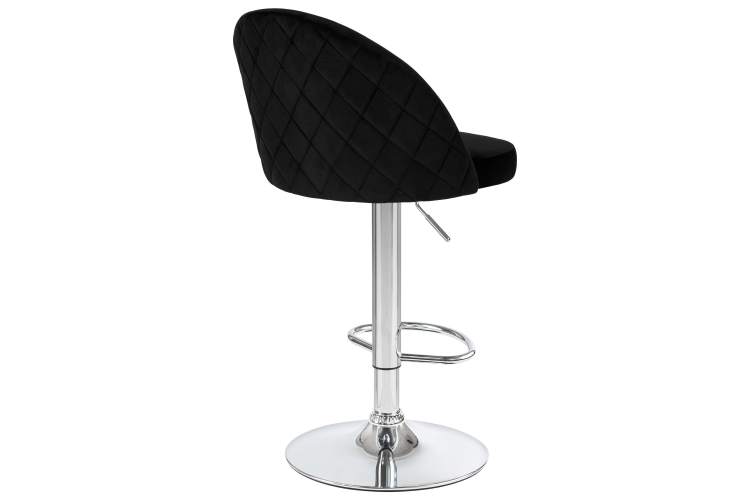 Набор 2 шт Стул барный DOBRIN MILANA, черный велюр (MJ9-101)-4