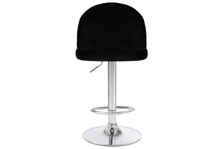 Набор 2 шт Стул барный DOBRIN MILANA, черный велюр (MJ9-101)-6