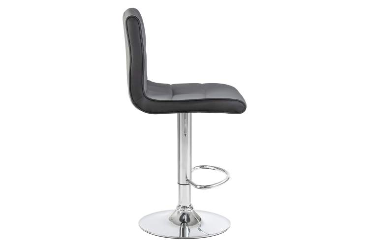 Набор 2 шт Стул барный DOBRIN CANDY, светло-серый-чёрный-2
