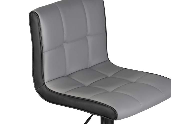 Набор 2 шт Стул барный DOBRIN CANDY, светло-серый-чёрный-6