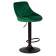 Набор 2 шт Стул барный DOBRIN LOGAN BLACK, зеленый велюр (MJ9-88)