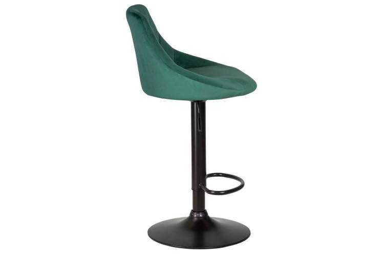Стул барный DOBRIN LOGAN BLACK, зеленый велюр (MJ9-88)-2
