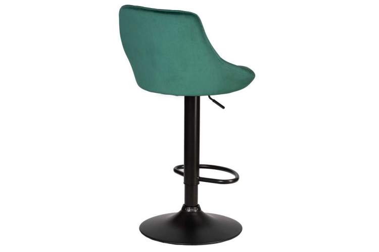 Стул барный DOBRIN LOGAN BLACK, зеленый велюр (MJ9-88)-3