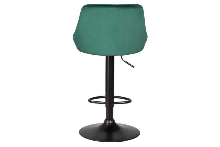 Стул барный DOBRIN LOGAN BLACK, зеленый велюр (MJ9-88)-4
