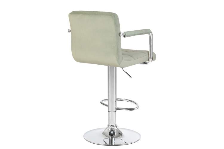 Набор 2 шт Стул барный DOBRIN KRUGER ARM, мятный велюр (MJ9-87)-4
