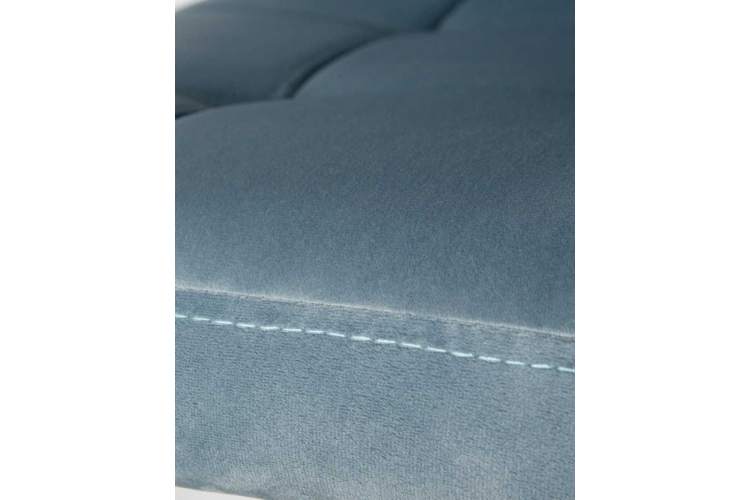 Стул барный DOBRIN KRUGER ARM, пудрово-голубой велюр (MJ9-74)-7