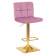 Набор 2 шт Стул барный DOBRIN GOLDIE, пудрово-сиреневый велюр (MJ9-52)