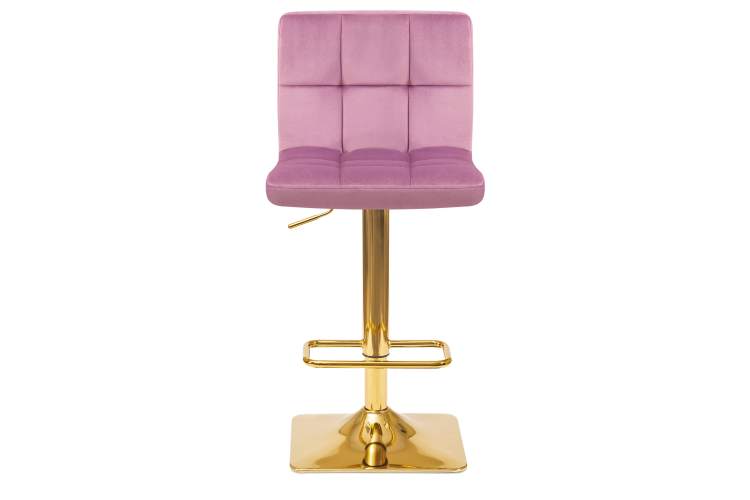 Набор 2 шт Стул барный DOBRIN GOLDIE, пудрово-сиреневый велюр (MJ9-52)-6