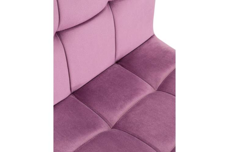 Набор 2 шт Стул барный DOBRIN GOLDIE, пудрово-сиреневый велюр (MJ9-52)-9