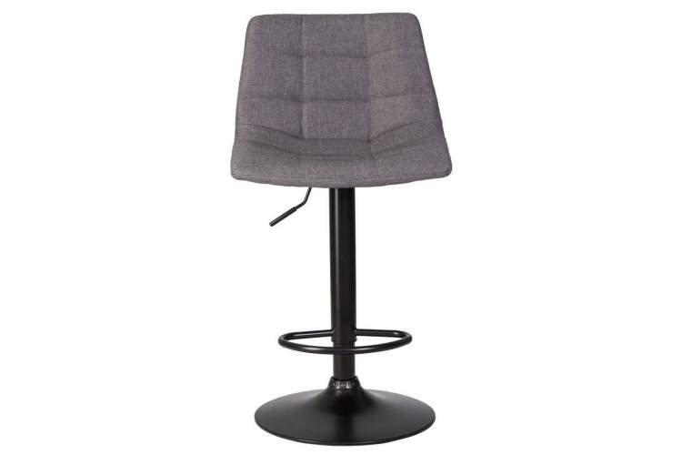 Стул барный DOBRIN TAILOR BLACK, серая ткань (188-55)-5