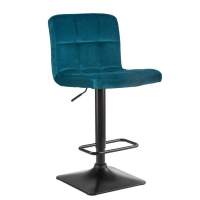 Стул барный DOMINIC, морской волны велюр (MJ9-99)