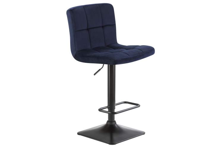 Набор 2 шт Стул барный DOBRIN DOMINIC, темно-синий велюр (MJ9-118)-2