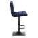 Набор 2 шт Стул барный DOBRIN DOMINIC, темно-синий велюр (MJ9-118)