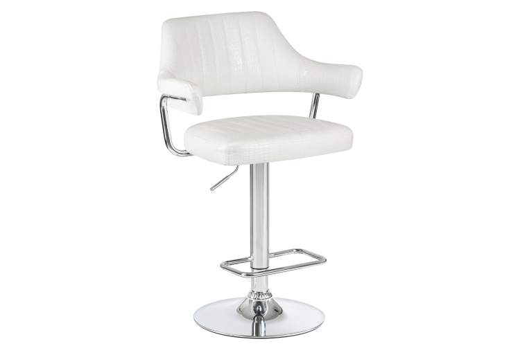 Набор 2 шт Стул барный DOBRIN CHARLY, белый крокодил-1