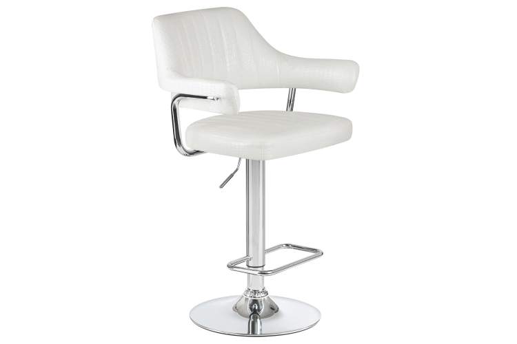 Набор 2 шт Стул барный DOBRIN CHARLY, белый крокодил-2